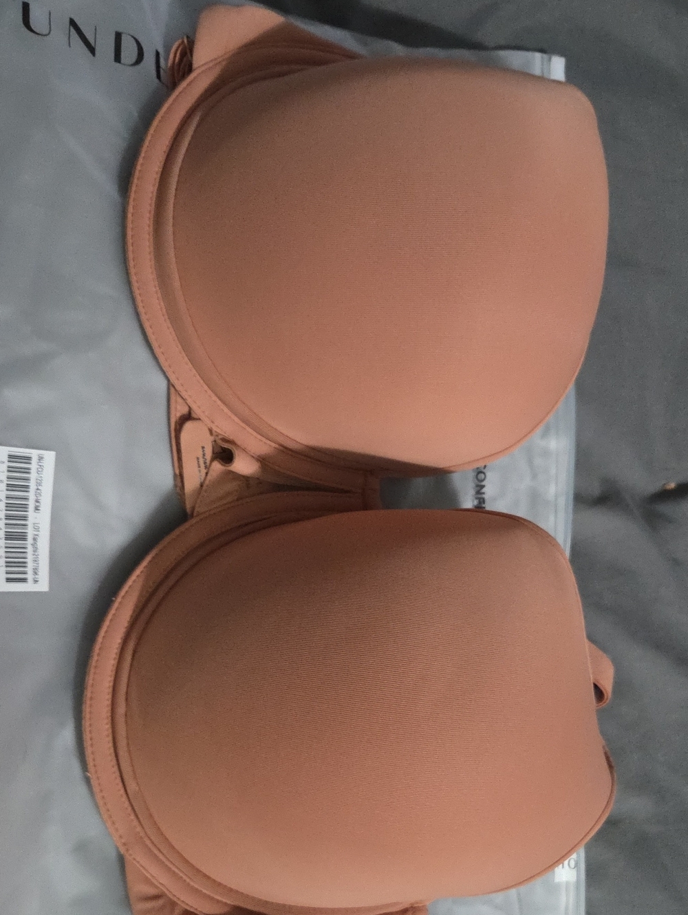 Lightly Lined Full Coverage Underwire Bra in Peachy Nude